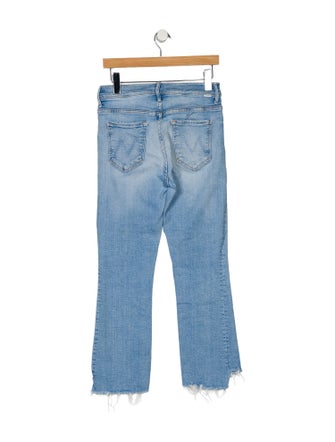 Mother Mid-Rise Straight Leg Jeans