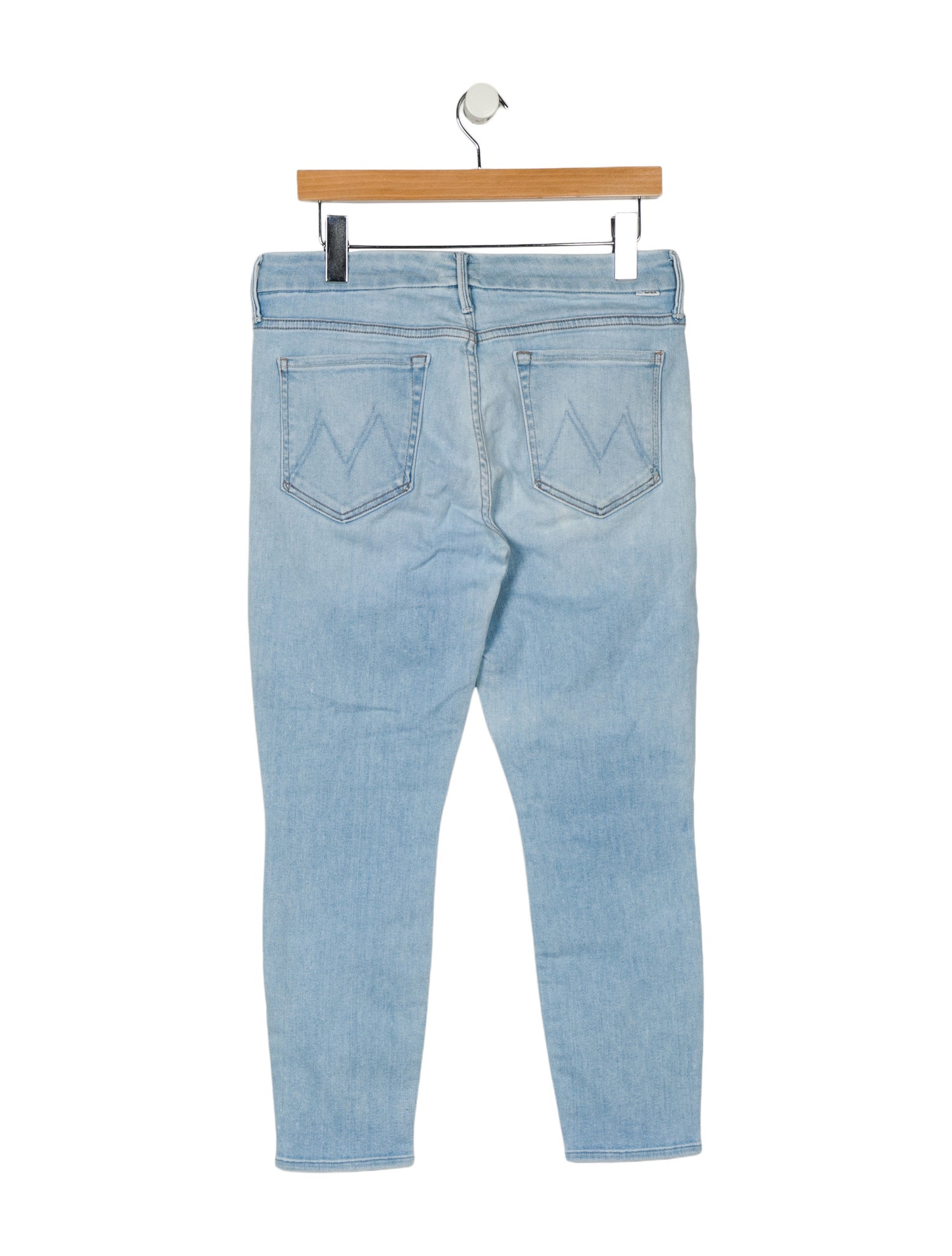 Mother Mid-Rise Straight Leg Jeans