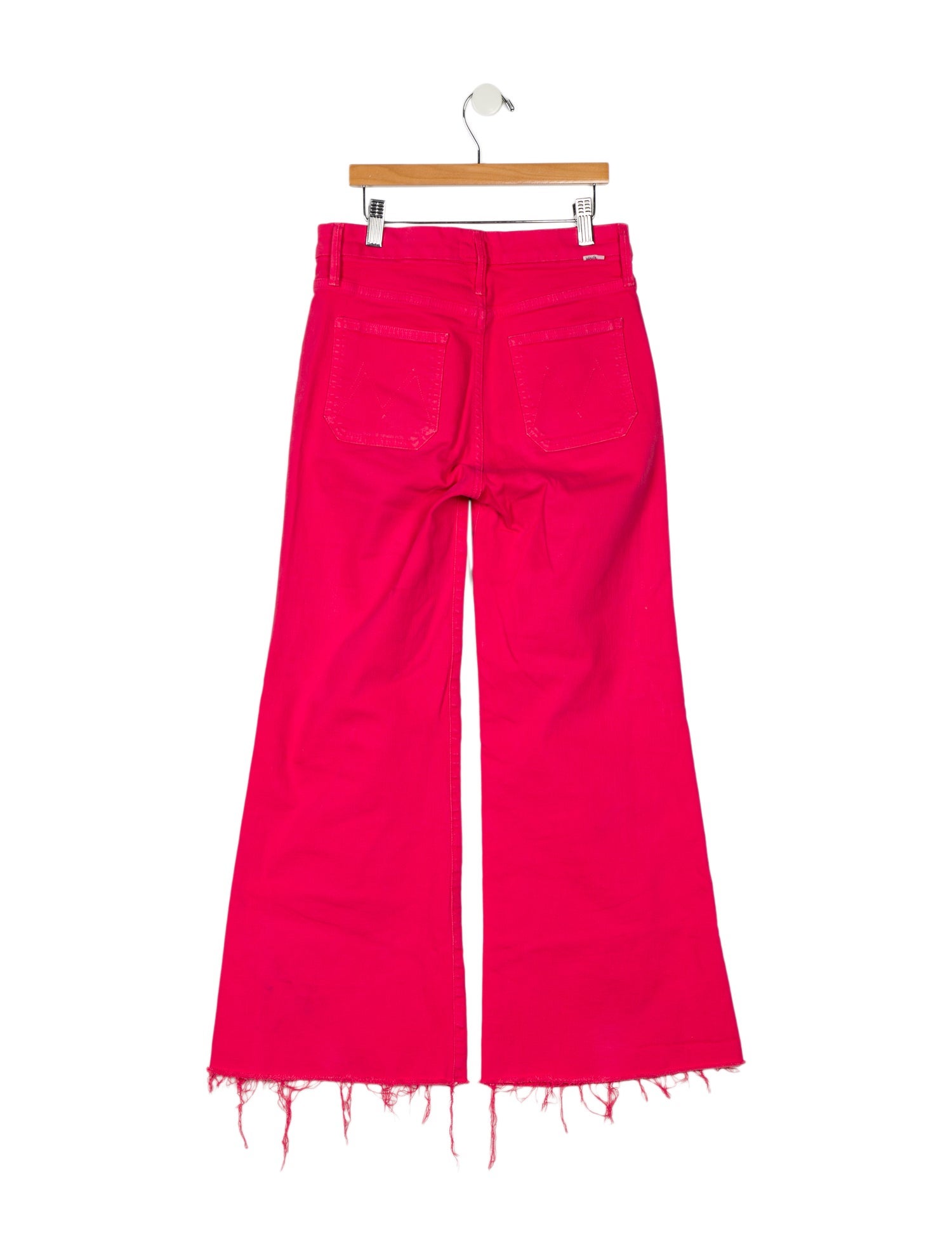 Mother Mid-Rise Wide Leg Jeans