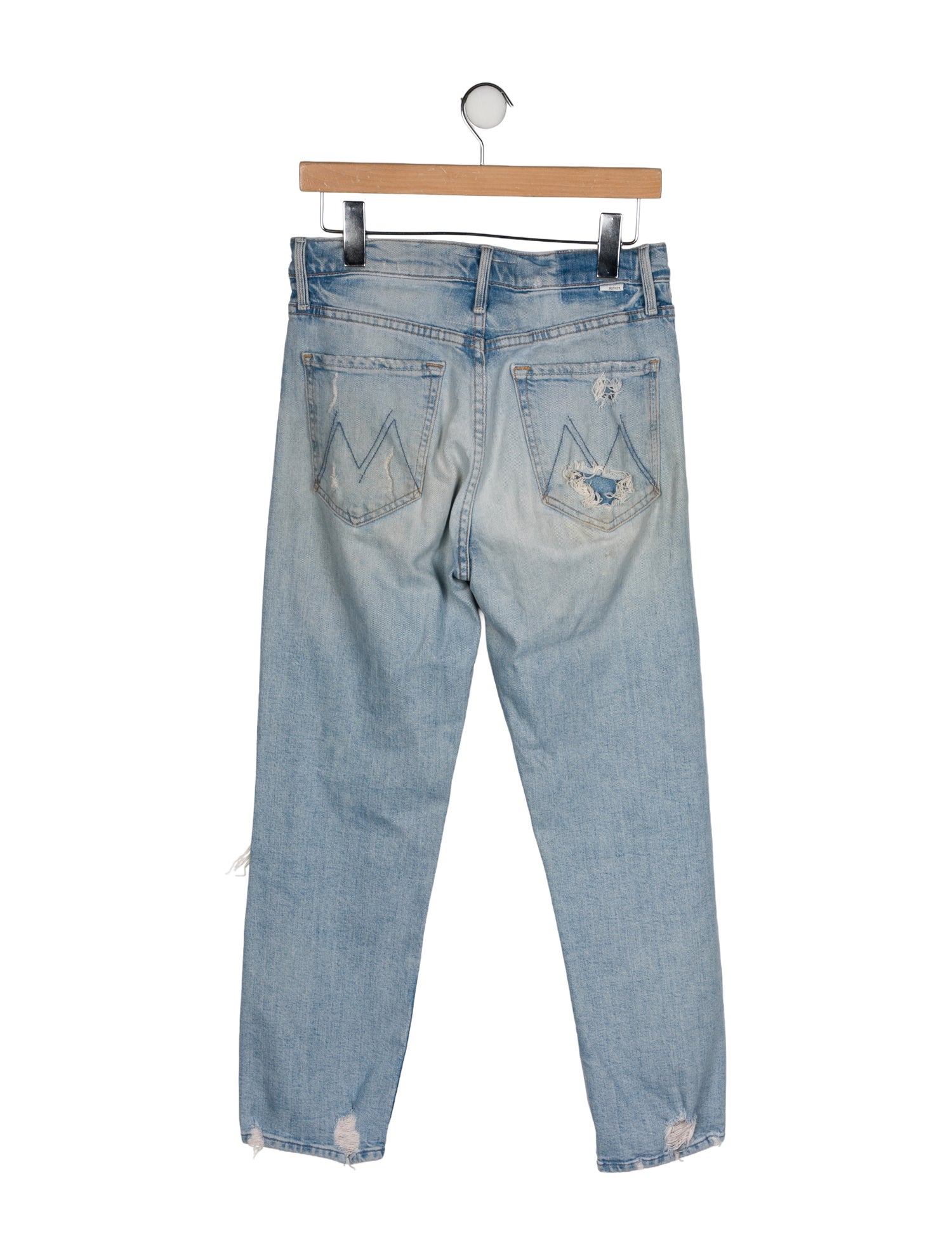 Mother High-Rise Straight Leg Jeans