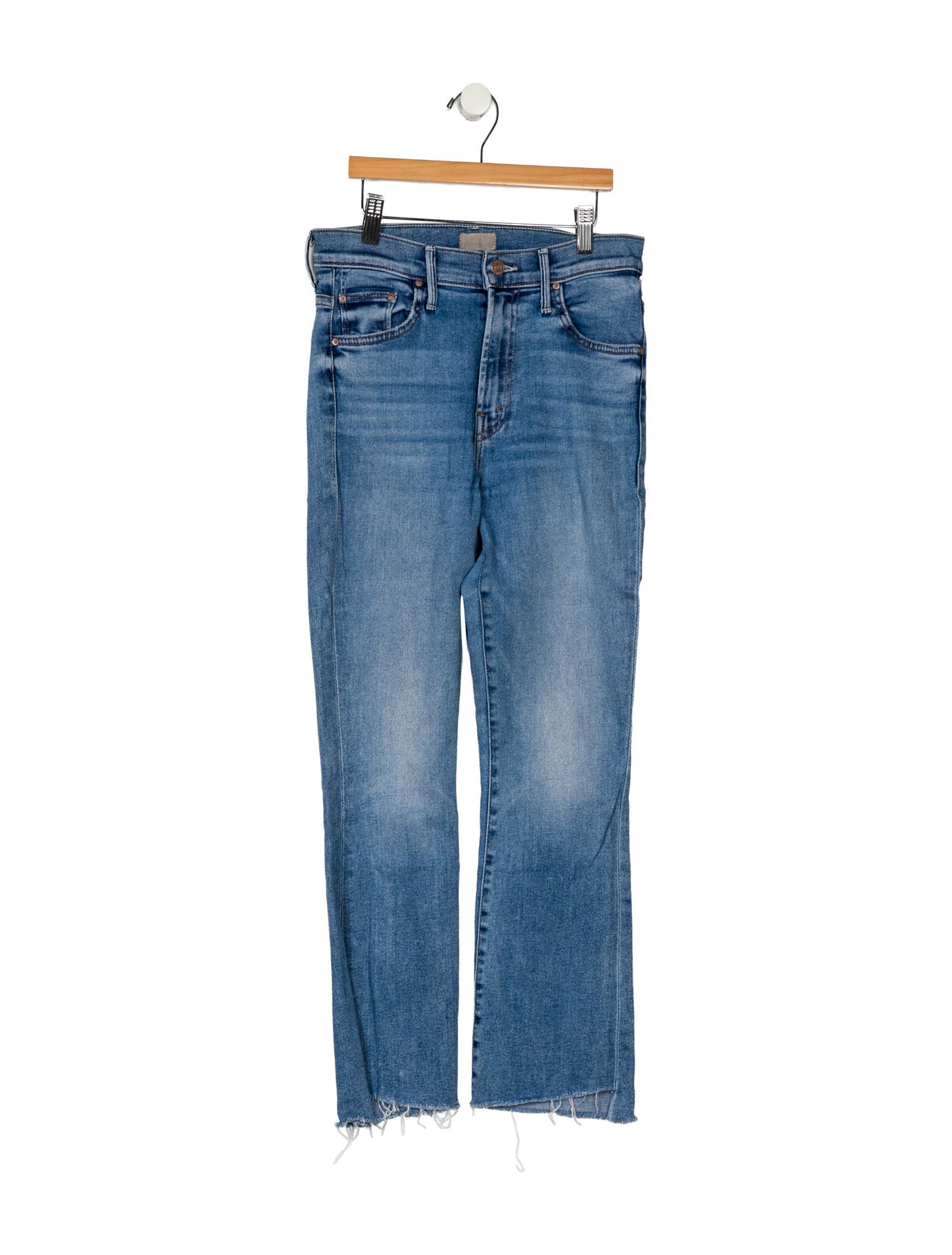 Mother High-Rise Straight Leg Jeans