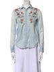 Mother Long Sleeve Button-Up Top