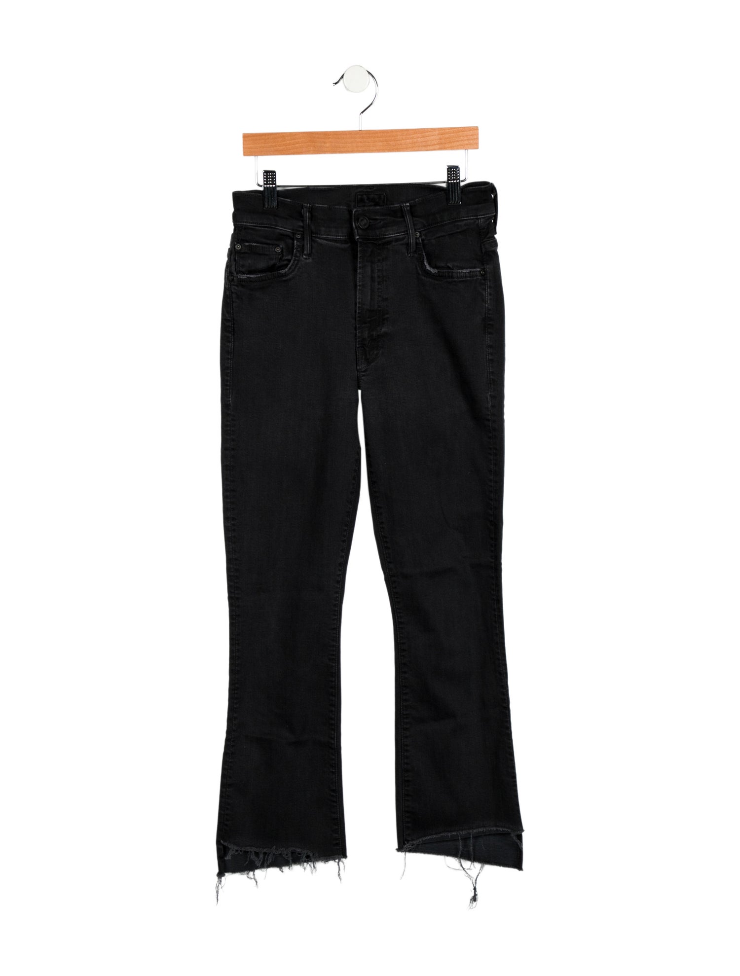 Mother Mid-Rise Straight Leg Jeans