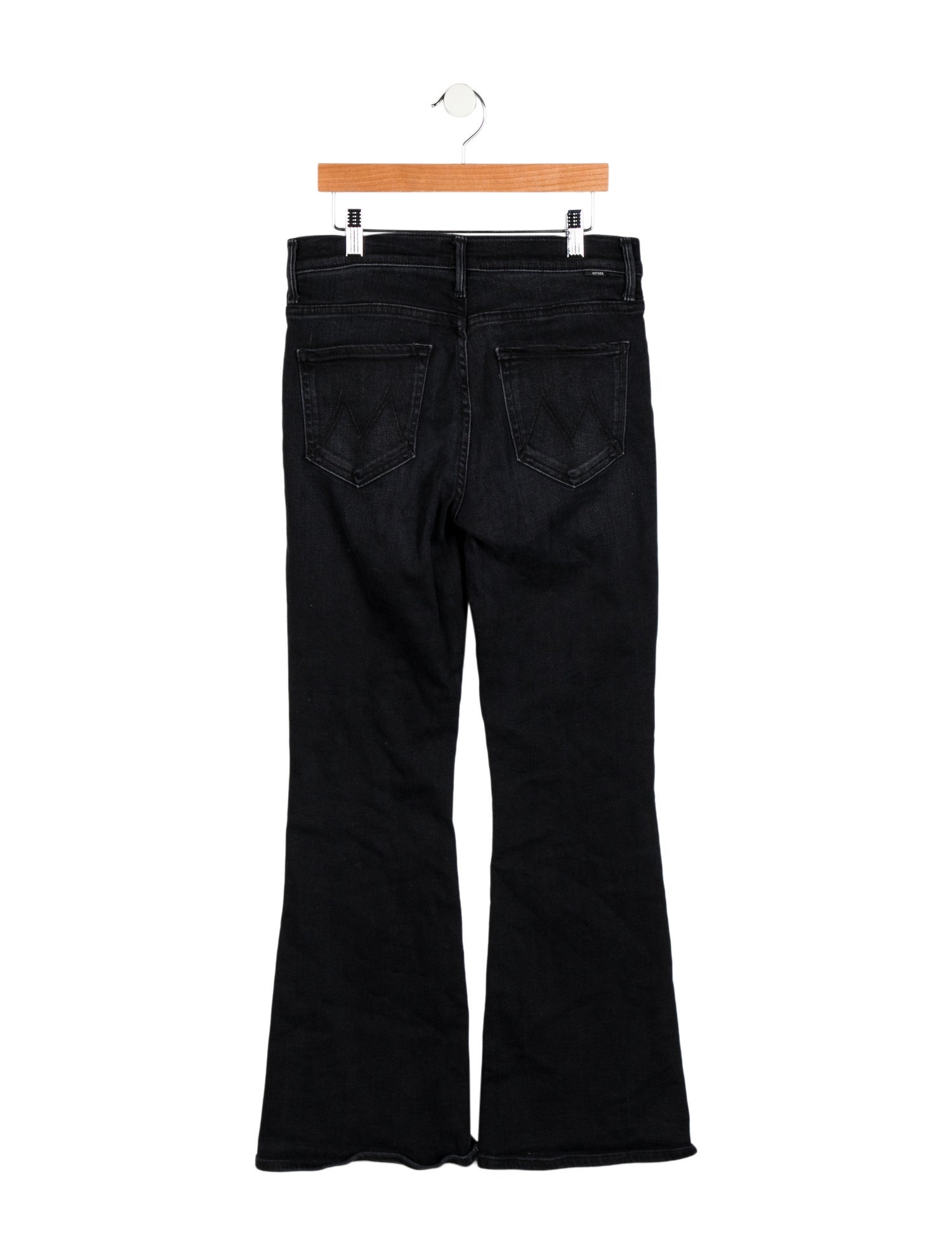 Mother Mid-Rise Wide Leg Jeans