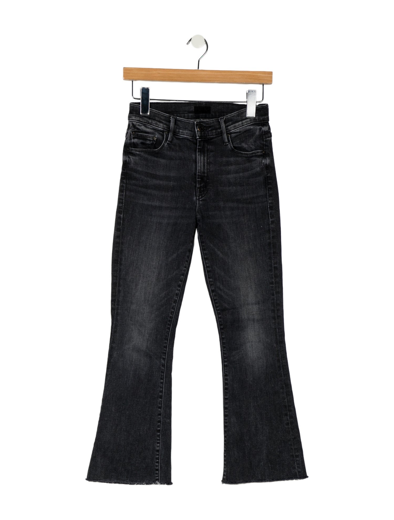 Mother Mid-Rise Straight Leg Jeans