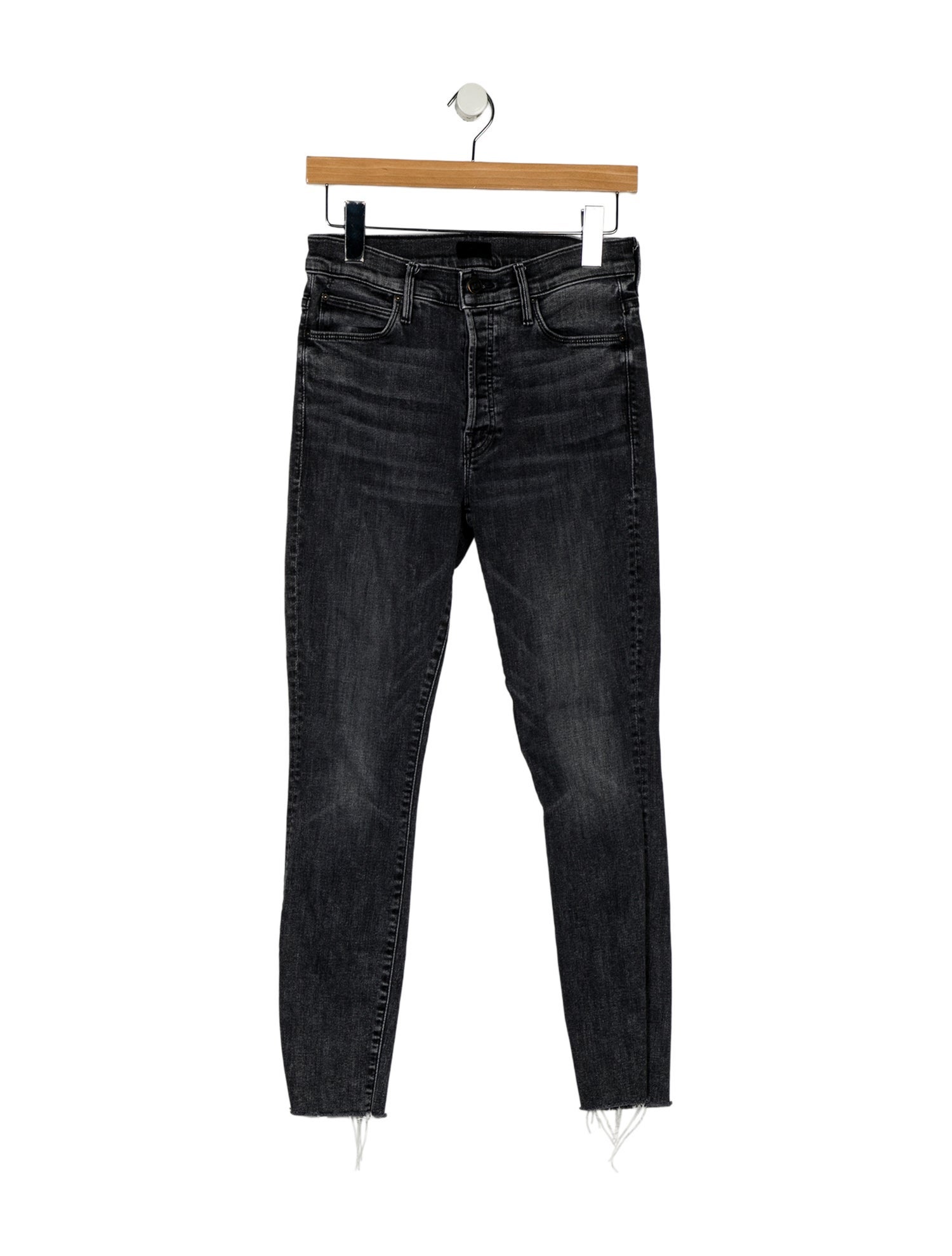 Mother Mid-Rise Skinny Leg Jeans