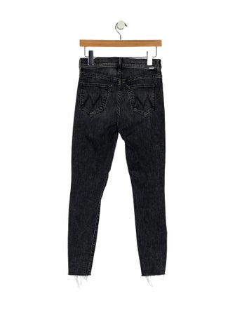 Mother Mid-Rise Skinny Leg Jeans