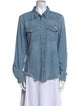 Mother Long Sleeve Button-Up Top