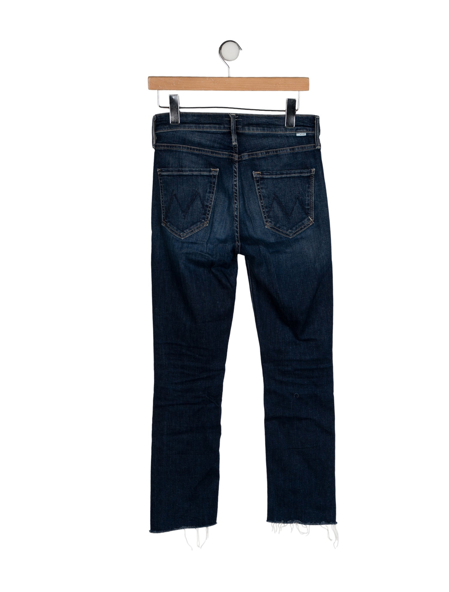 Mother Mid-Rise Straight Leg Jeans