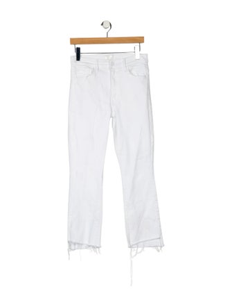 Mother Mid-Rise Straight Leg Jeans