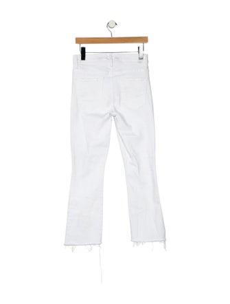 Mother Mid-Rise Straight Leg Jeans