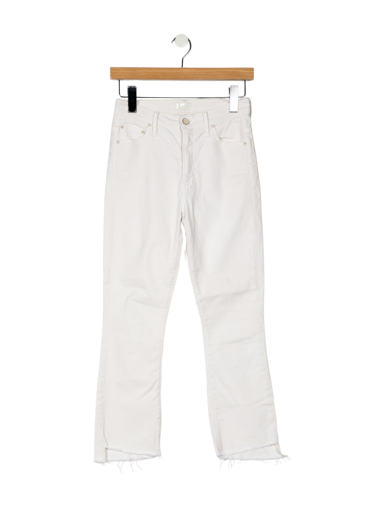 Mother Mid-Rise Straight Leg Jeans
