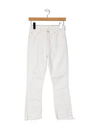 Mother Mid-Rise Straight Leg Jeans