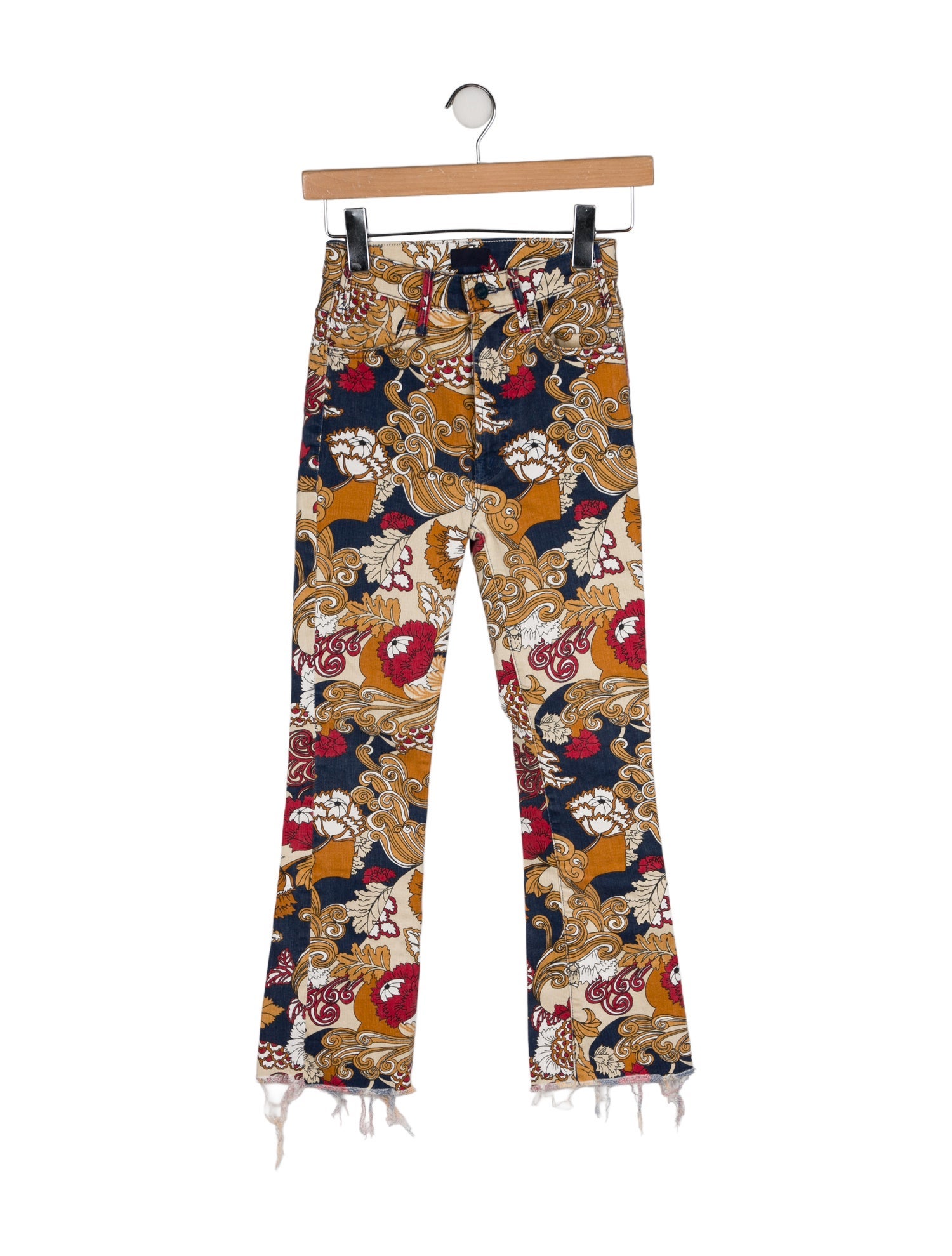 Mother Mid-Rise Straight Leg Jeans