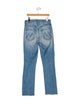 Mother Mid-Rise Straight Leg Jeans