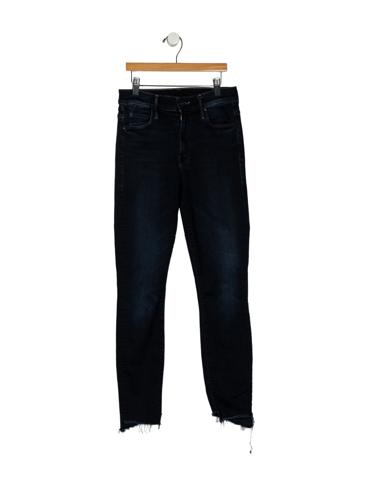 Mother Mid-Rise Skinny Leg Jeans