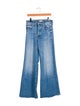 Mother Mid-Rise Wide Leg Jeans