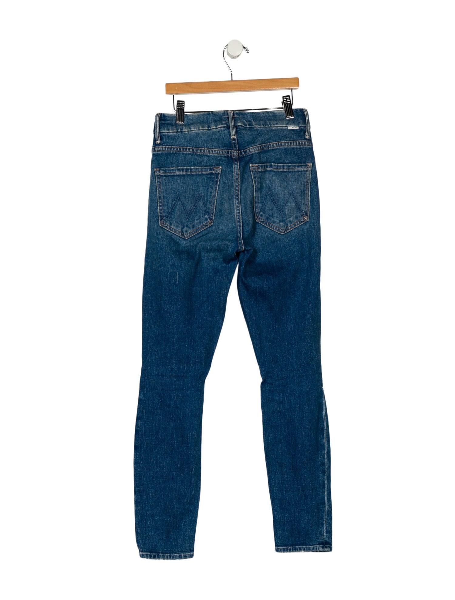 Mother Mid-Rise Skinny Leg Jeans