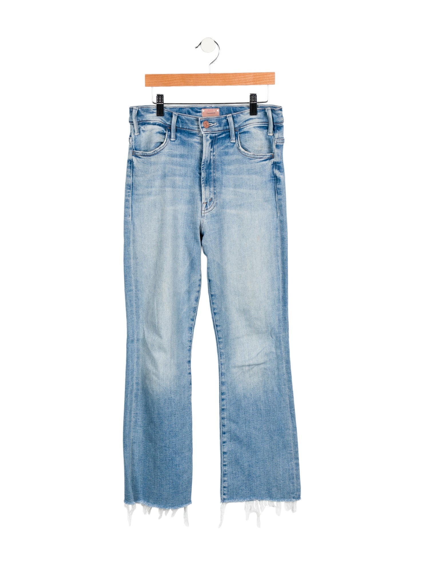 Mother Mid-Rise Straight Leg Jeans