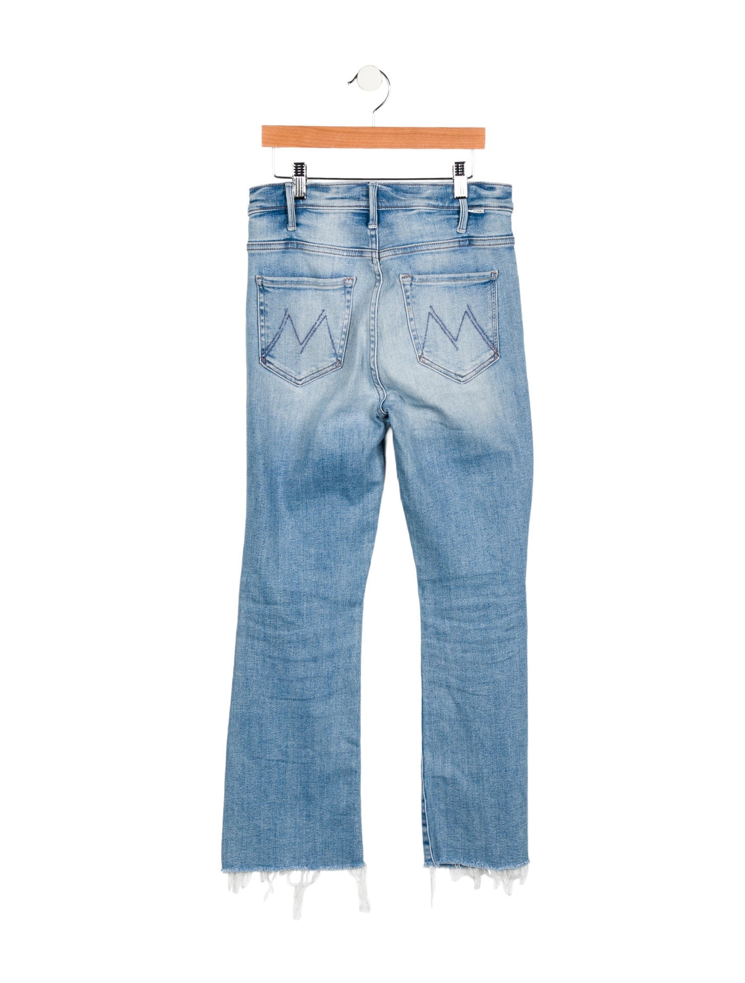 Mother Mid-Rise Straight Leg Jeans