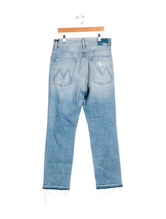 Mother High-Rise Straight Leg Jeans