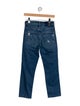 Mother Mid-Rise Straight Leg Jeans