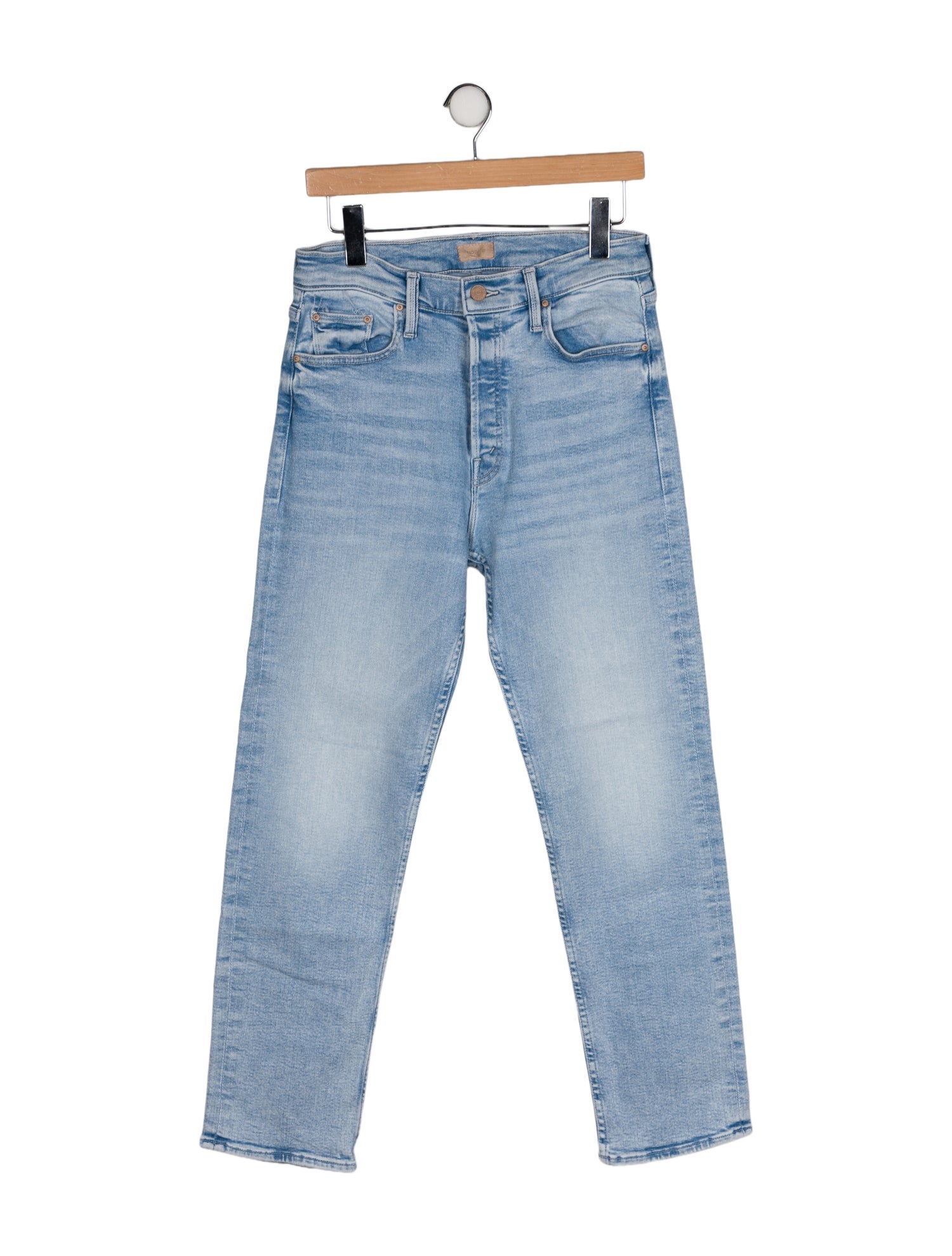 Mother High-Rise Straight Leg Jeans
