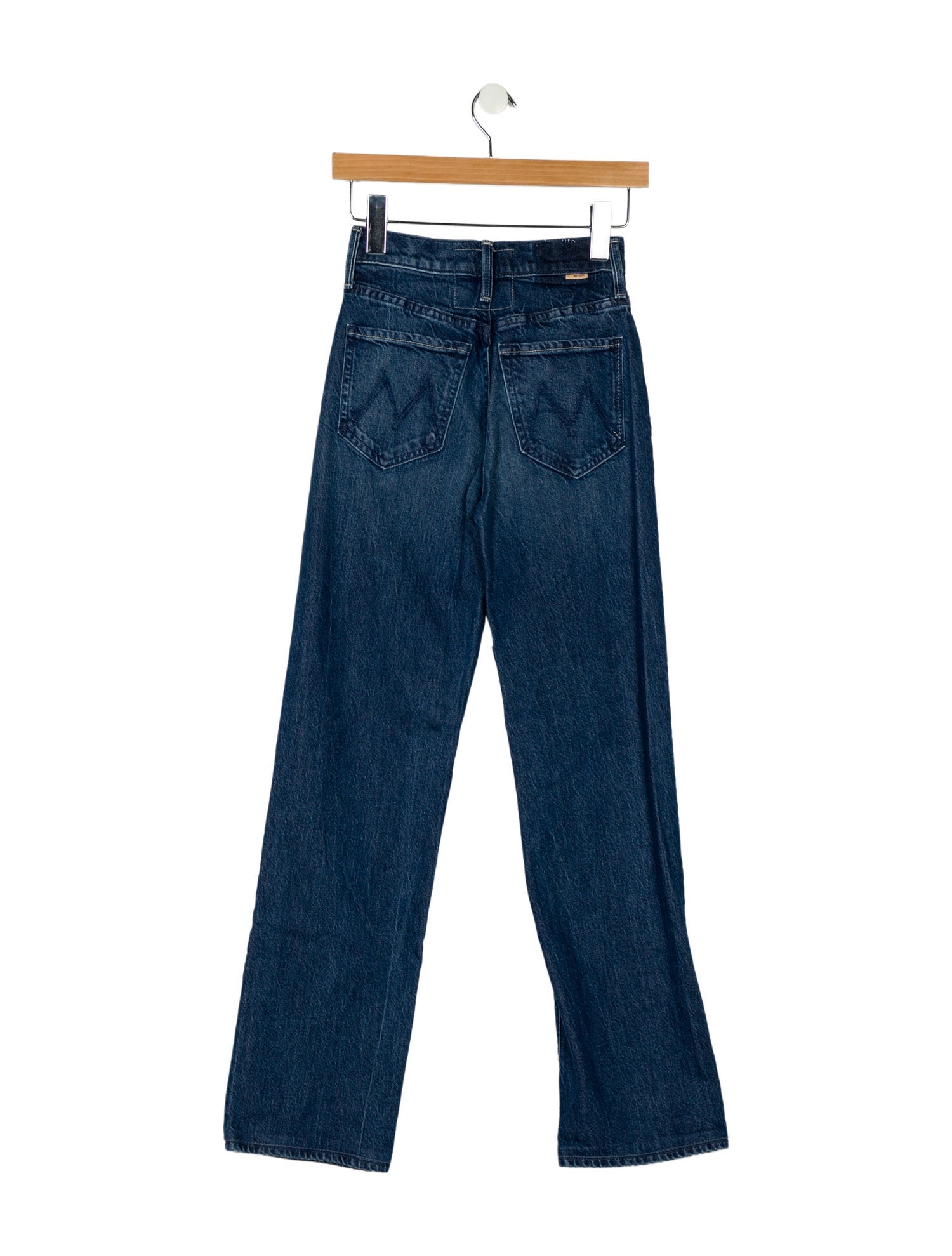 Mother Mid-Rise Straight Leg Jeans