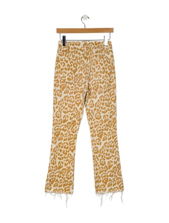 Mother Mid-Rise Straight Leg Jeans