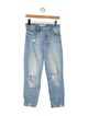 Mother Mid-Rise Straight Leg Jeans
