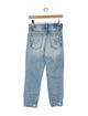 Mother Mid-Rise Straight Leg Jeans