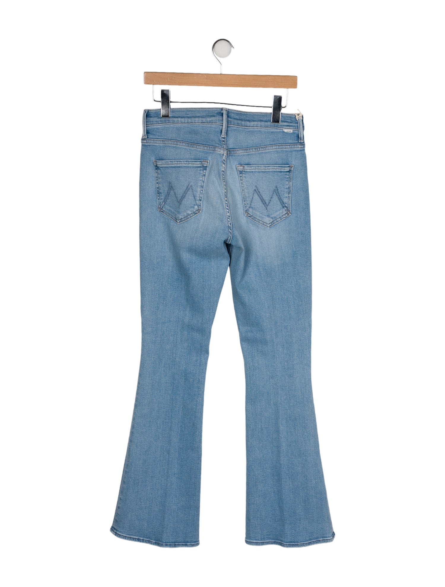 Mother Mid-Rise Wide Leg Jeans