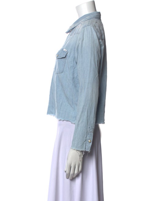 Mother Long Sleeve Button-Up Top