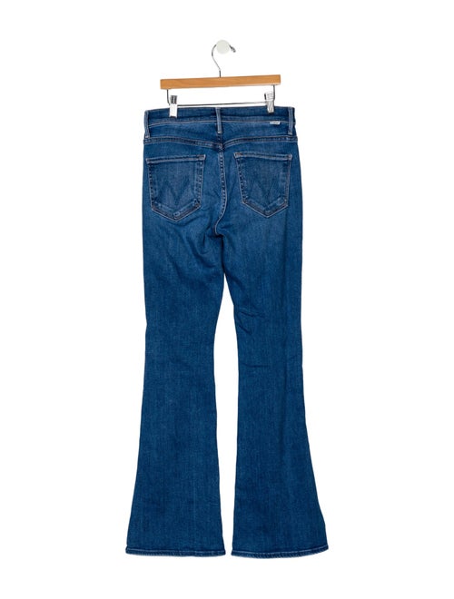 Mother Mid-Rise Wide Leg Jeans