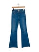 Mother Mid-Rise Wide Leg Jeans