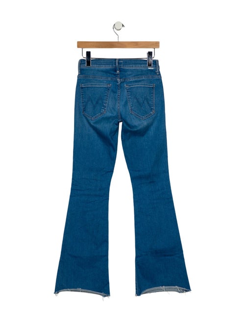 Mother Mid-Rise Wide Leg Jeans