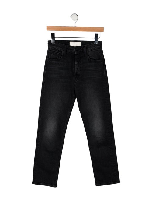 Mother Mid-Rise Straight Leg Jeans