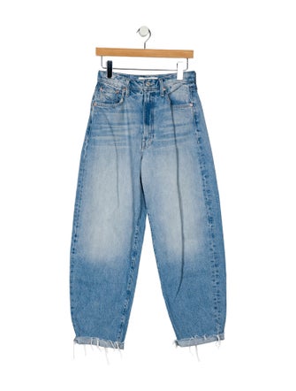 Mother High-Rise Straight Leg Jeans