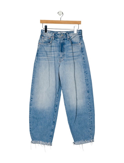 Mother High-Rise Straight Leg Jeans