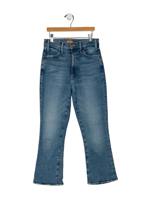 Mother Mid-Rise Straight Leg Jeans