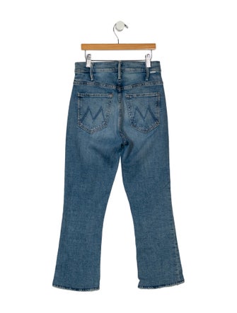 Mother Mid-Rise Straight Leg Jeans