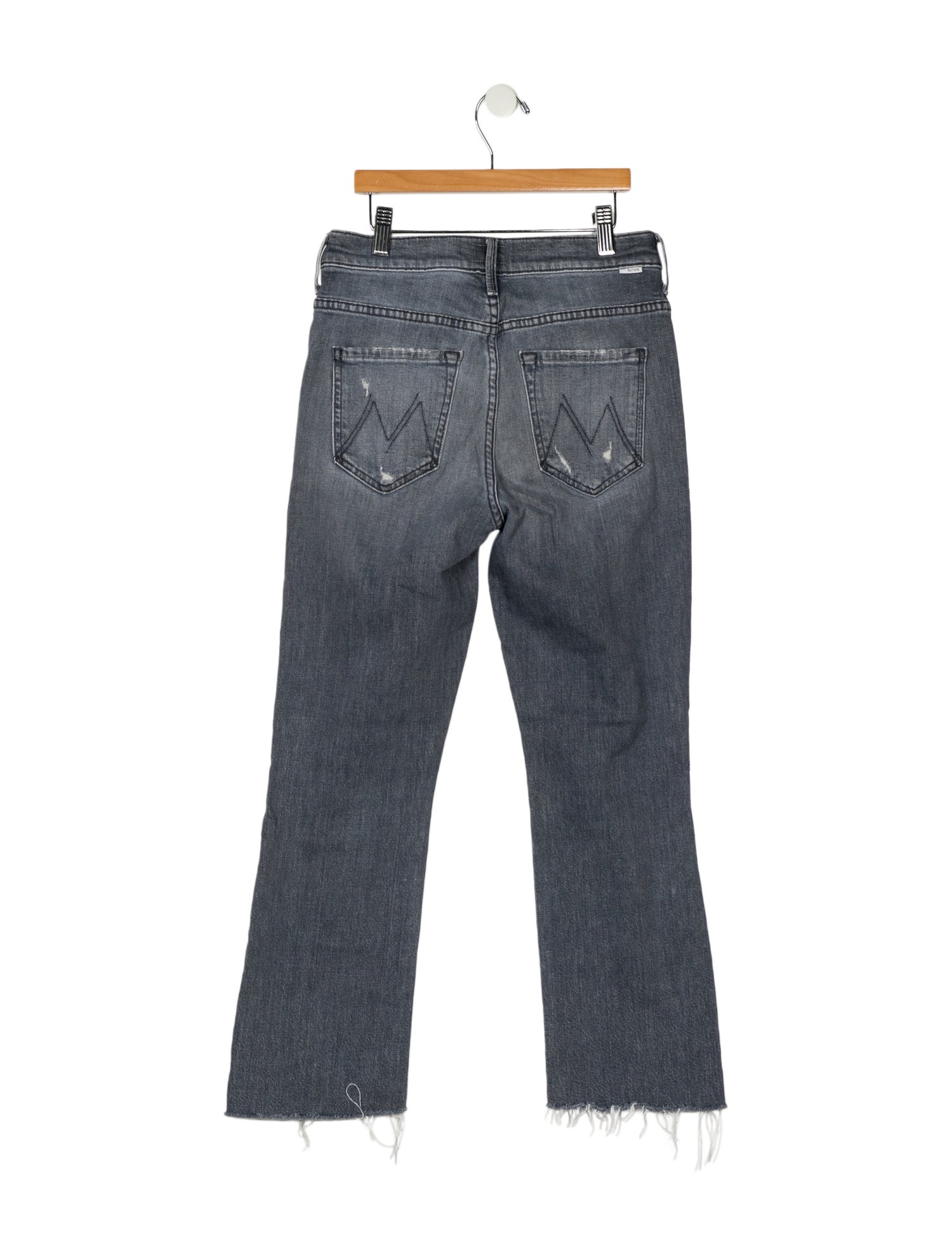 Mother Mid-Rise Straight Leg Jeans