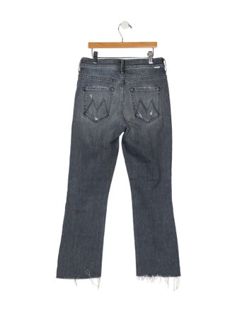Mother Mid-Rise Straight Leg Jeans