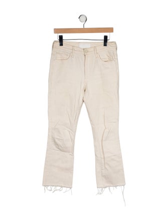 Mother Mid-Rise Straight Leg Jeans