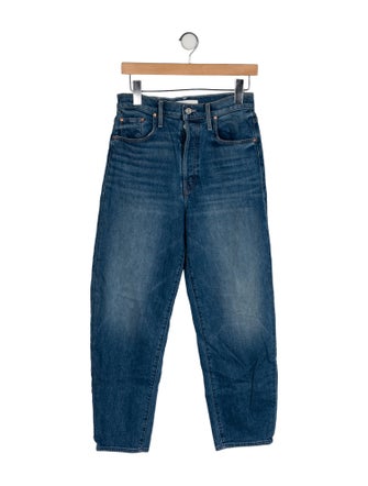 Mother High-Rise Straight Leg Jeans