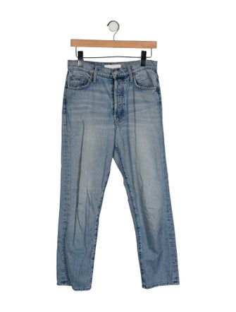 Mother High-Rise Straight Leg Jeans