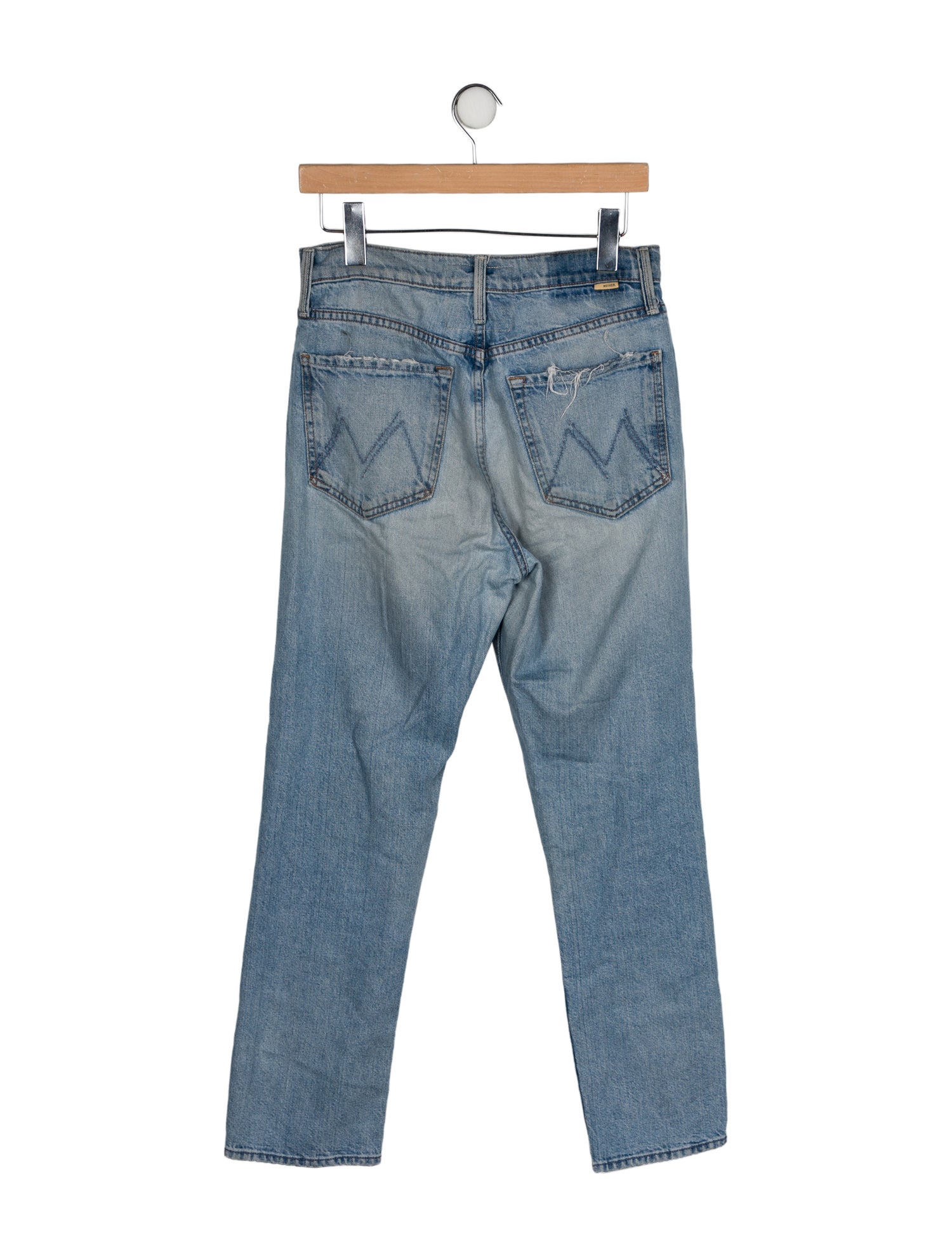 Mother High-Rise Straight Leg Jeans