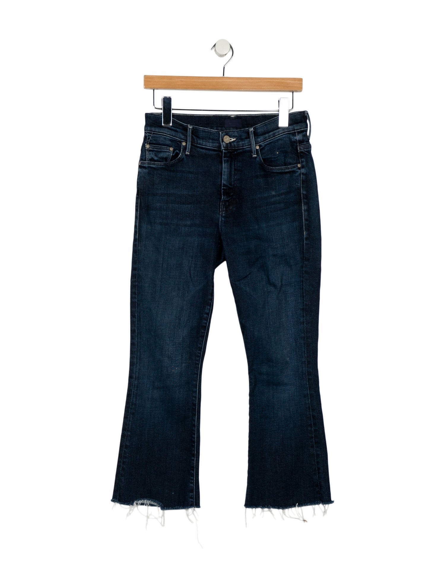 Mother Mid-Rise Wide Leg Jeans