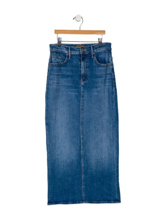 Mother Embroidered Accent Midi Length Skirt