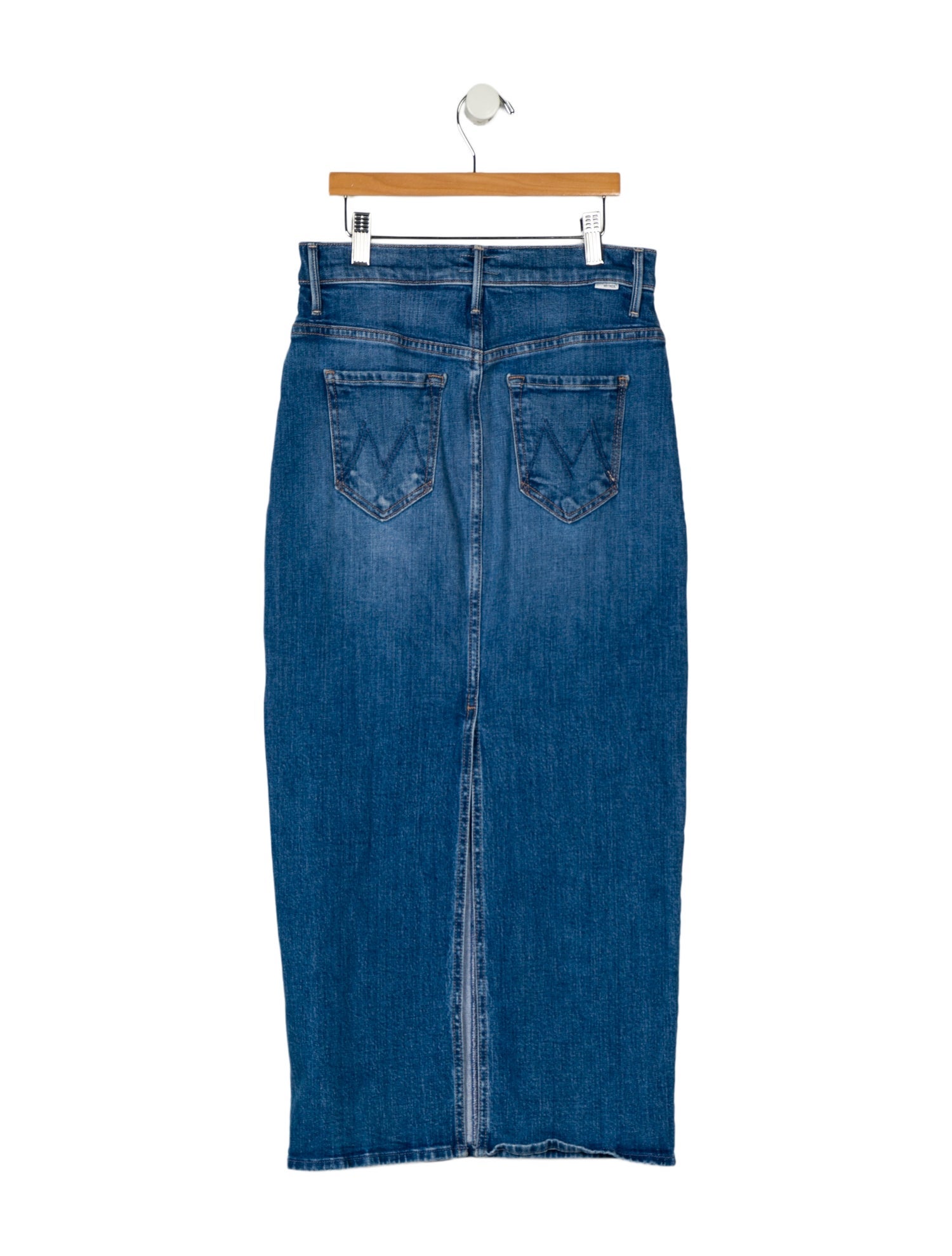 Mother Embroidered Accent Midi Length Skirt